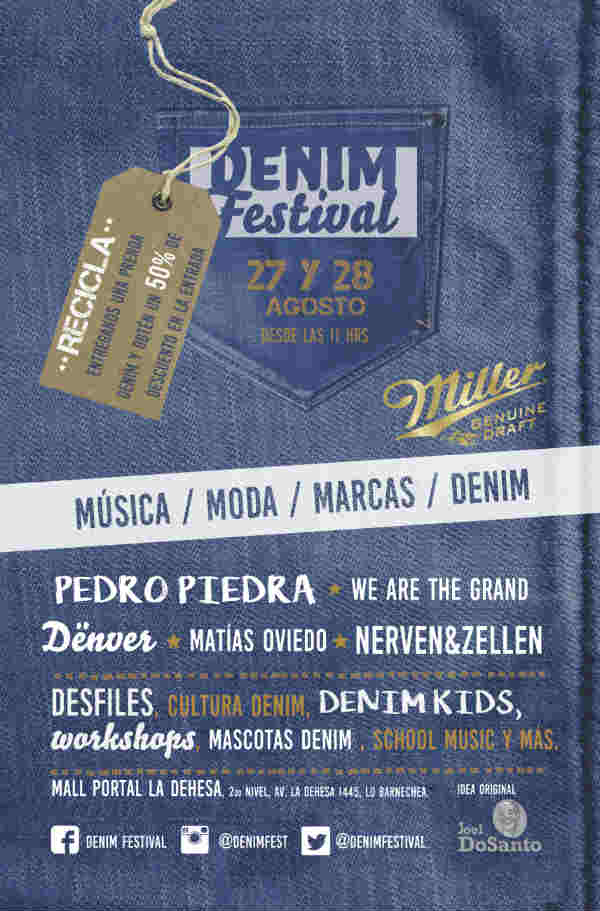 Afiche Denim Festival 2016