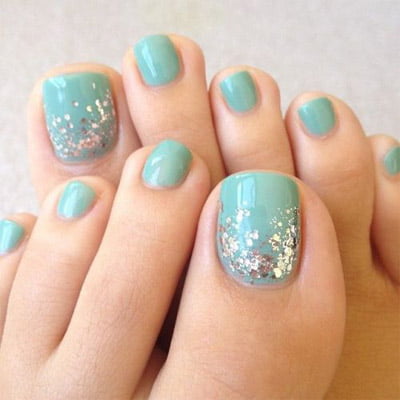 diseños de uñas de pies brillo degradé diseños de uñas de pies brillo degradé