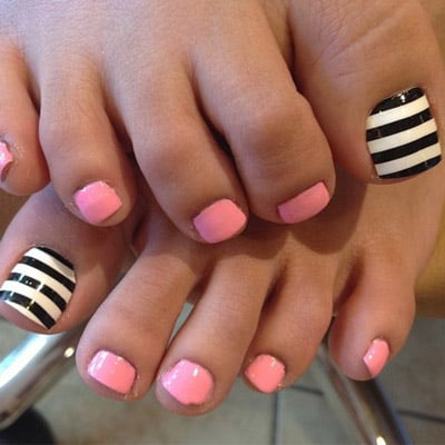 diseños de uñas de pies líneas diseños de uñas de pies líneas