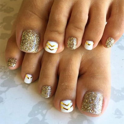 diseños de uñas de pies brillo diseños de uñas de pies brillo