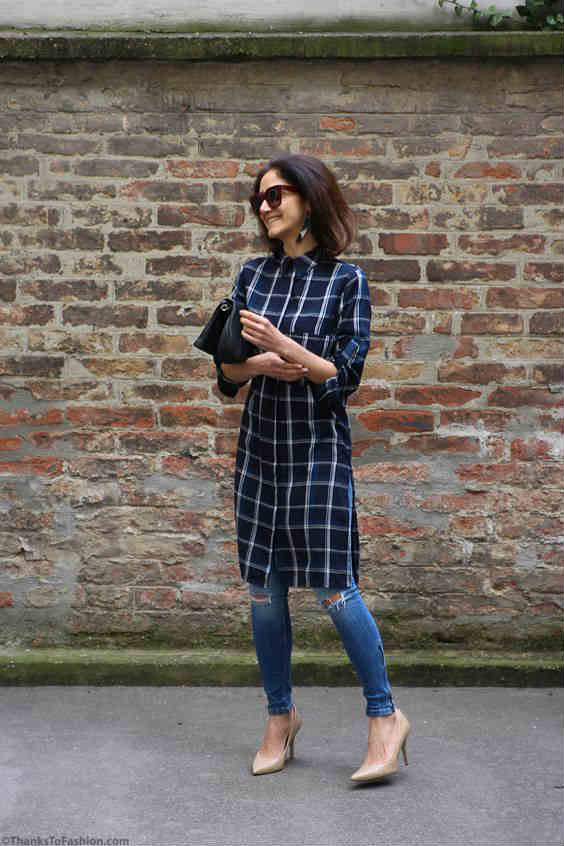 vestido con pantalones