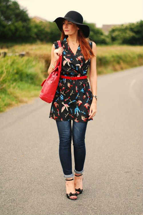 Vestido con pantalones