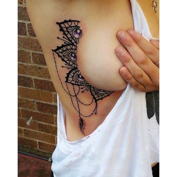 underboob tattoo