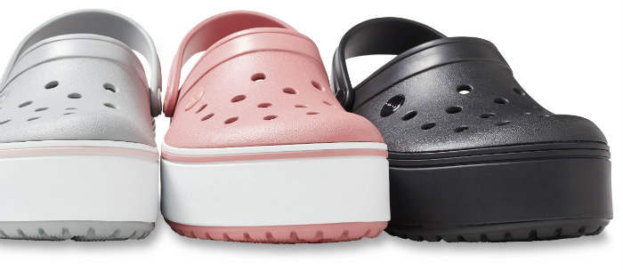 Las nuevas Crocs con plataforma ya están en Chile :Mujer y Punto